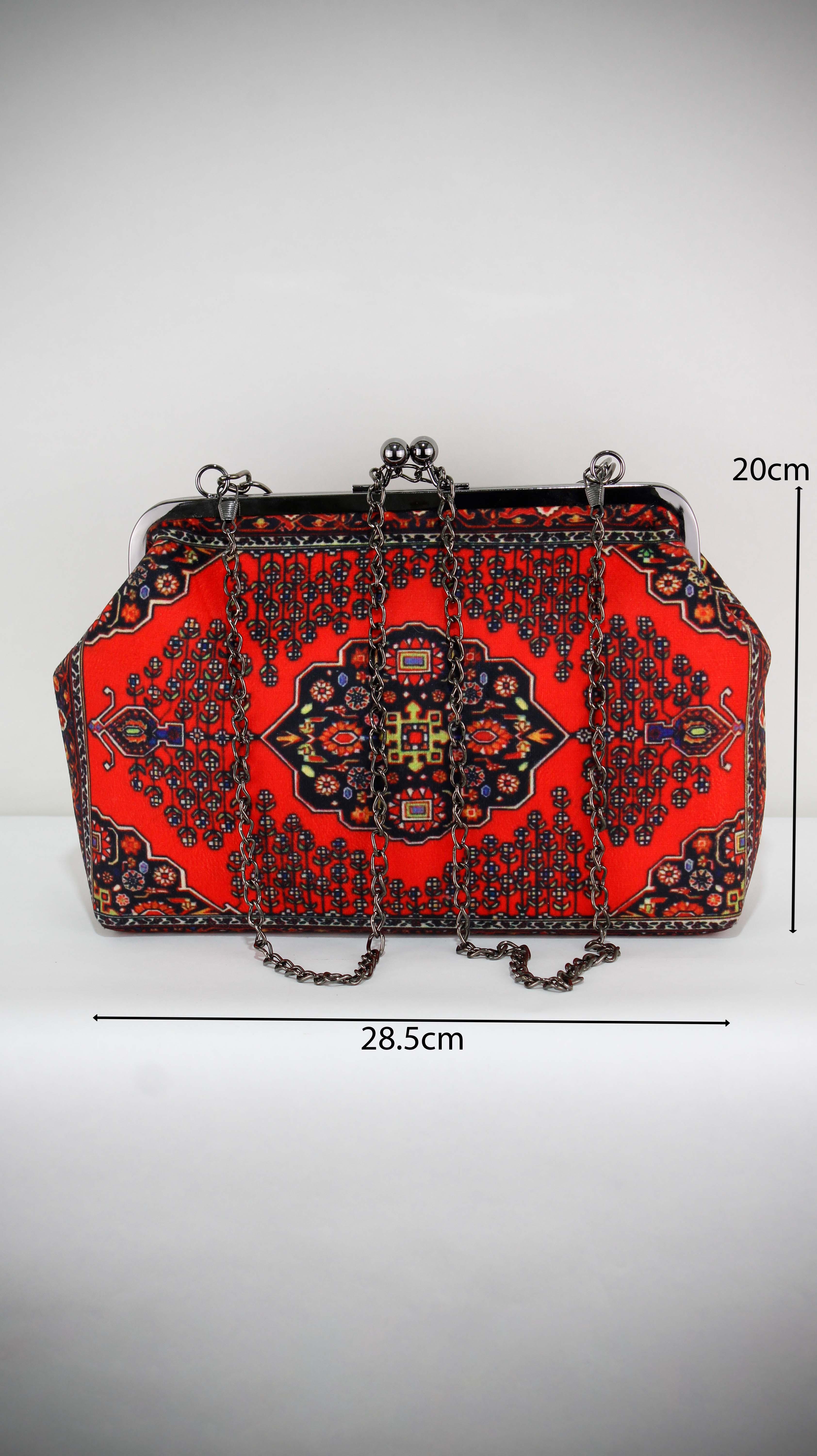 ست کیف نوستالژی و کفش پاشنه دار کد 20