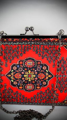 ست کیف نوستالژی و کفش پاشنه دار کد 20