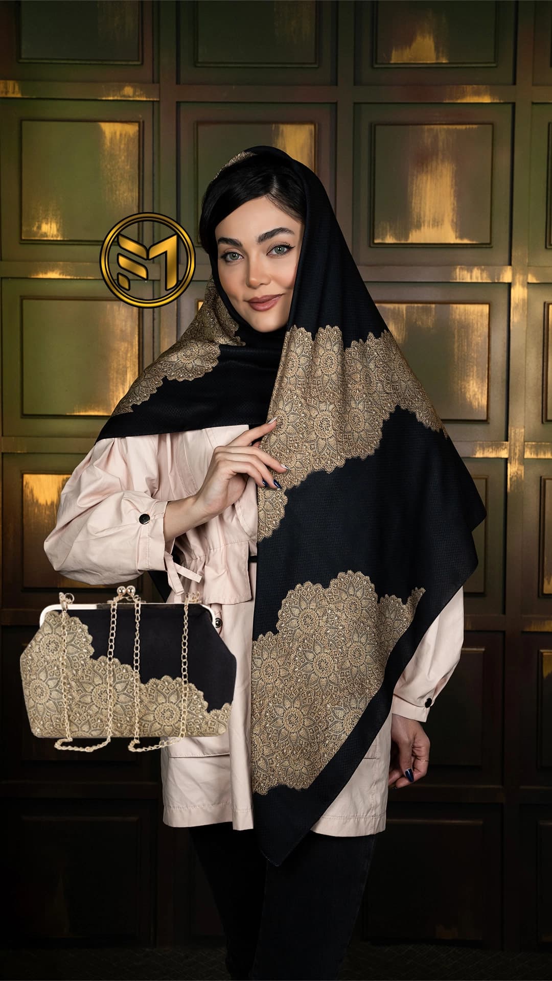 ست کیف نوستالژی و شال کد 431 - 1